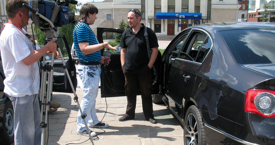 Интервью на соревнованиях по автозвуку в Липецке